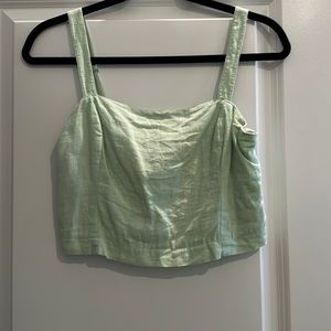 Mint green top